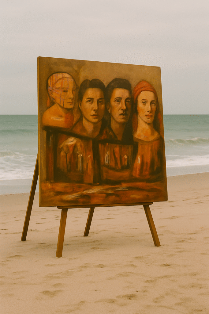 schilderij strand