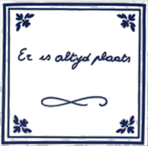 iemand moet beginnen met blijven tegel (kopie)